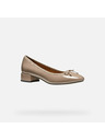 Geox Pantofi bej cu toc pentru femei Geox Floretia