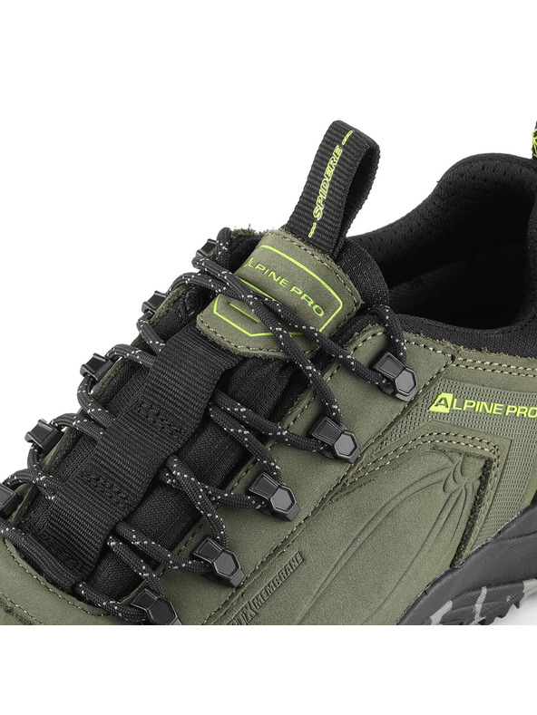ALPINE PRO Încălțăminte outdoor cu membrană PTX ALPINE PRO SPIDERE verde pușcă