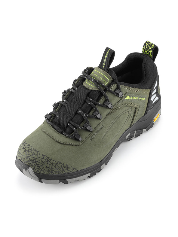 ALPINE PRO Încălțăminte outdoor cu membrană PTX ALPINE PRO SPIDERE verde pușcă