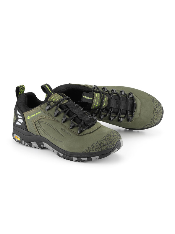 ALPINE PRO Încălțăminte outdoor cu membrană PTX ALPINE PRO SPIDERE verde pușcă
