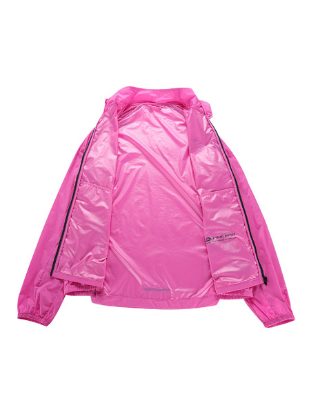 ALPINE PRO Geacă ultra-ușoară cu tratament DWR pentru femei ALPINE PRO SPINA 2 roz neon