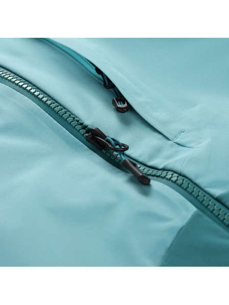 ALPINE PRO Geacă impermeabilă cu membrană PTX pentru femei ALPINE PRO ZARRA aqua sea