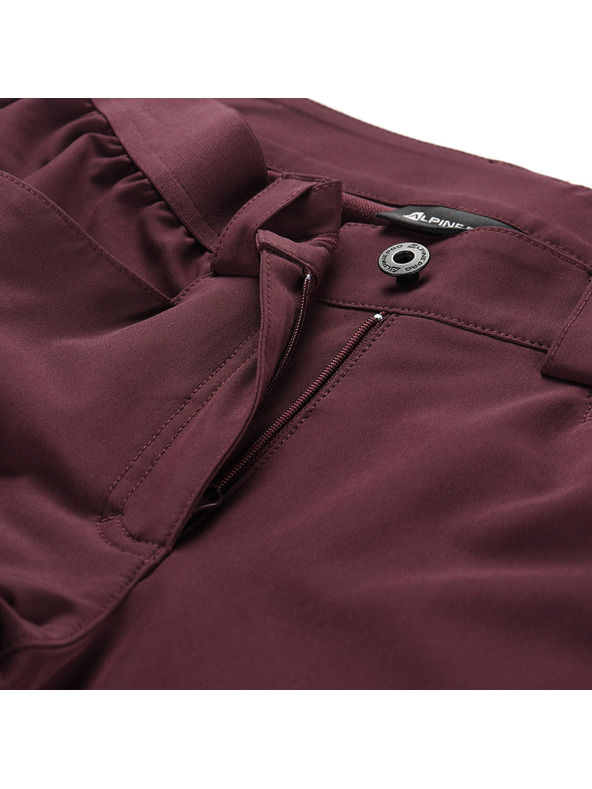 ALPINE PRO Pantaloni capri softshell pentru femei ALPINE PRO WEDERA 2 smochină