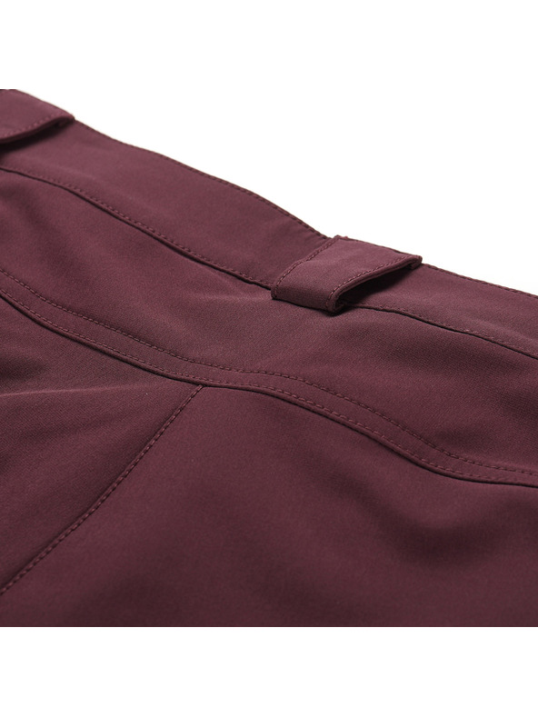 ALPINE PRO Pantaloni capri softshell pentru femei ALPINE PRO WEDERA 2 smochină