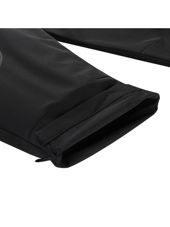 ALPINE PRO Pantaloni capri softshell pentru femei ALPINE PRO WEDERA 2 negru