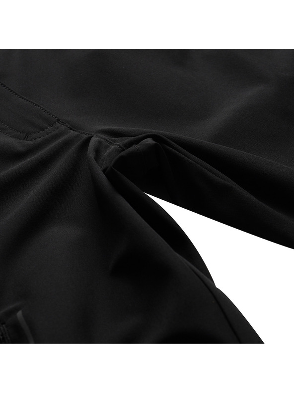 ALPINE PRO Pantaloni capri softshell pentru femei ALPINE PRO WEDERA 2 negru