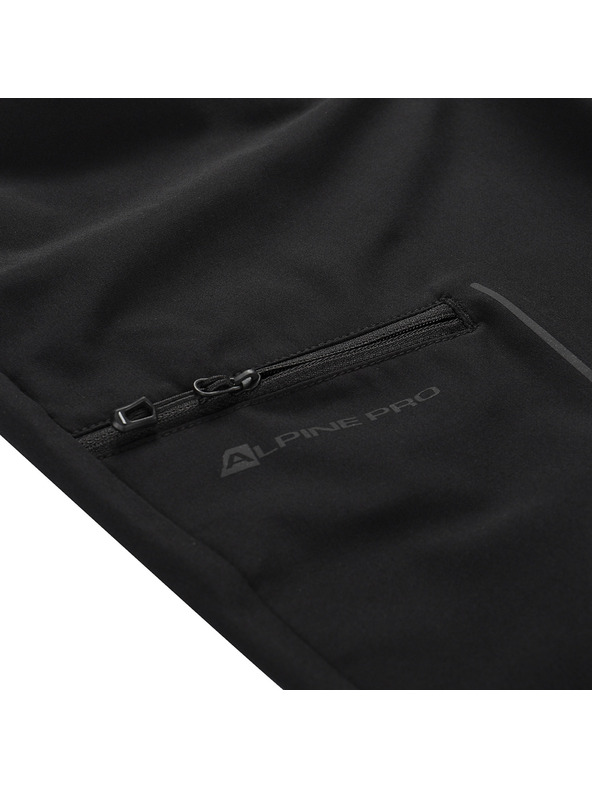 ALPINE PRO Pantaloni capri softshell pentru femei ALPINE PRO WEDERA 2 negru