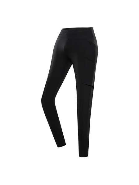 ALPINE PRO Jambiere outdoor rapid uscate pentru femei ALPINE PRO GERWA 2 negru