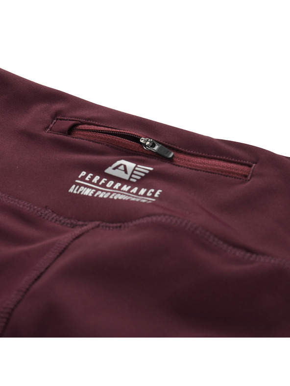 ALPINE PRO Jambiere rapid uscate pentru femei ALPINE PRO GARELA smochină