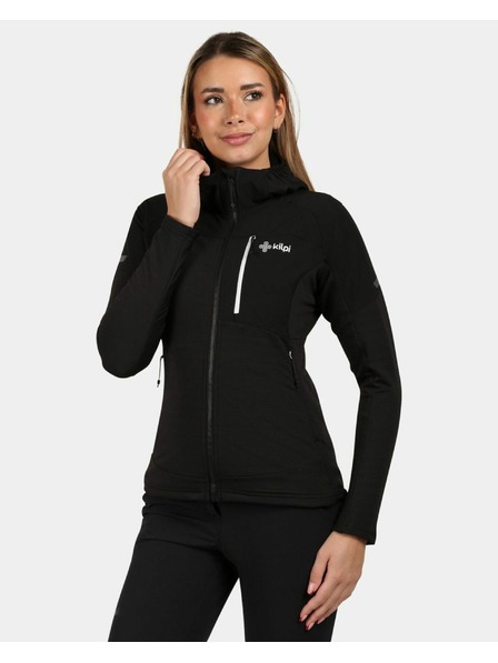 Kilpi Hanorac sport pentru femei cu glugă Kilpi MEMPHIS-W Negru