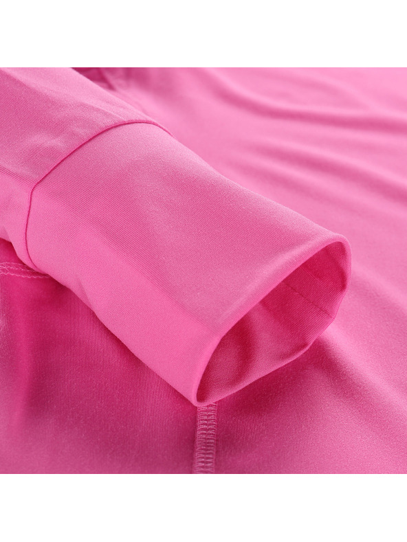 ALPINE PRO Hanorac funcțional pentru femei cu elemente reflectorizante ALPINE PRO IZARA roz neon