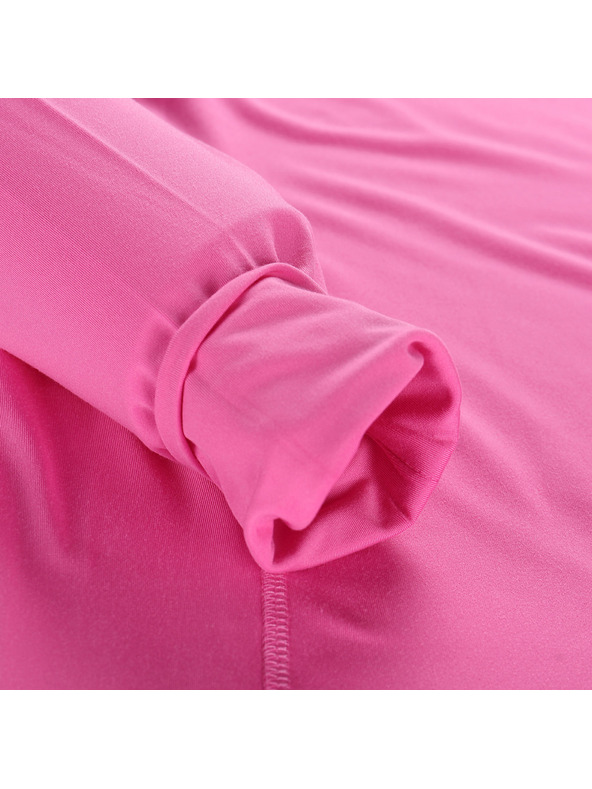 ALPINE PRO Hanorac funcțional pentru femei cu elemente reflectorizante ALPINE PRO IZARA roz neon