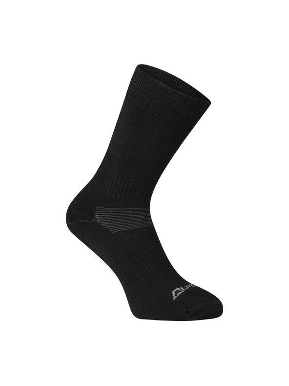 ALPINE PRO Șosete antibacteriene din lână merino ALPINE PRO ERATE negru