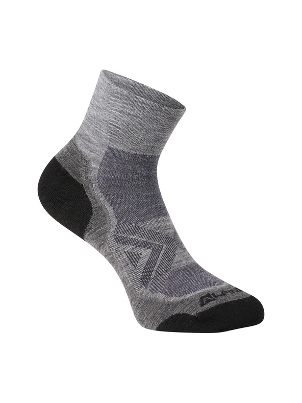 ALPINE PRO Șosete antibacteriene din lână merino ALPINE PRO DERERE gri