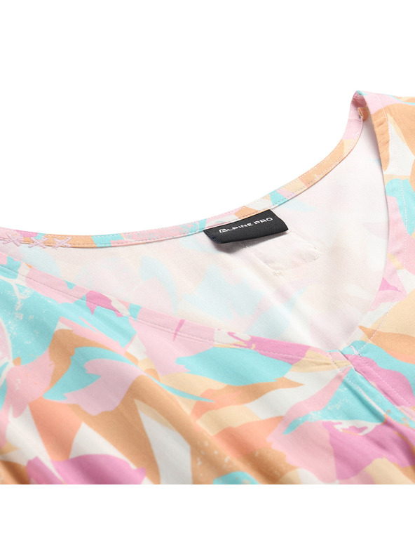 ALPINE PRO Rochie de vară de damă ALPINE PRO NIEWA creme varianta pa