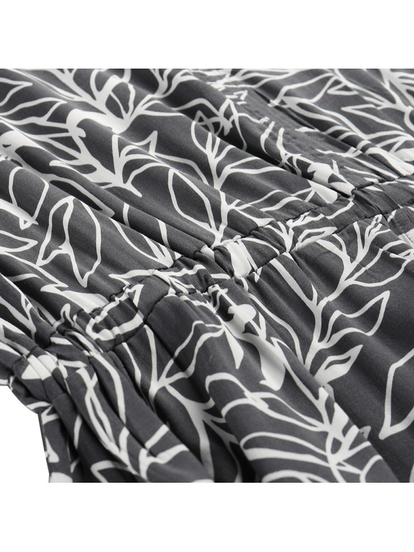 ALPINE PRO Rochie de vară de damă ALPINE PRO NIEWA gri întunecat varianta pb