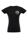 ALPINE PRO Tricou din bumbac de damă ALPINE PRO SUMEKA black varianta pa