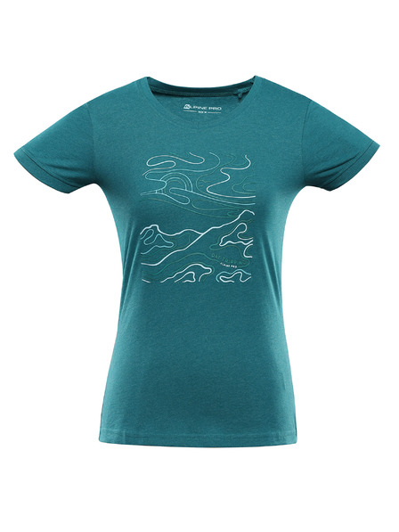 ALPINE PRO Tricou rapid uscat de damă cu cool dry ALPINE PRO NEGA 2 bayou varianta pa