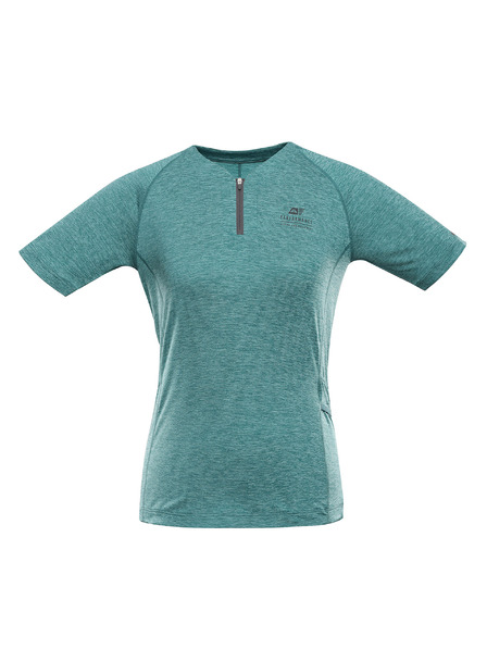 ALPINE PRO Jerseu de ciclism rapid uscat de damă ALPINE PRO GERETA 2 aqua sea