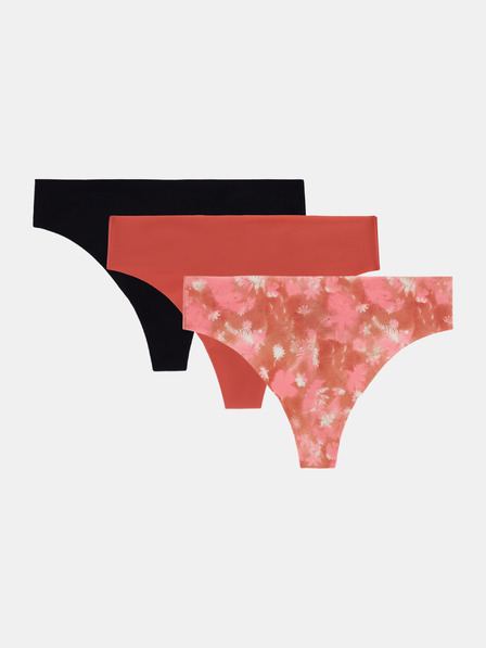 Under Armour Chiloți pentru femei Under Armour UA Ess Stretch Nov NS THONG (3 buc)