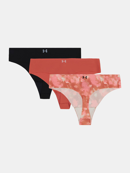 Under Armour Chiloți pentru femei Under Armour UA Ess Stretch Nov NS THONG (3 buc)