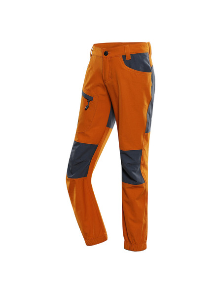 ALPINE PRO Pantaloni softshell pentru copii ALPINE PRO AKANO frunză de toamnă