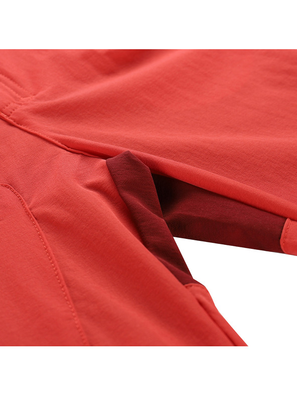 ALPINE PRO Pantaloni softshell pentru copii ALPINE PRO AKANO cayenne