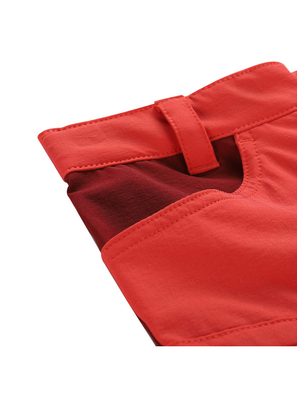 ALPINE PRO Pantaloni softshell pentru copii ALPINE PRO AKANO cayenne