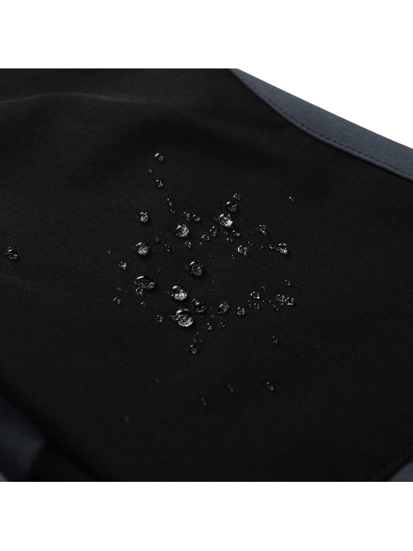 ALPINE PRO Pantaloni softshell pentru copii ALPINE PRO AKANO negru