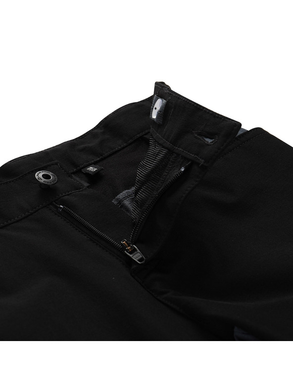 ALPINE PRO Pantaloni softshell pentru copii ALPINE PRO AKANO negru