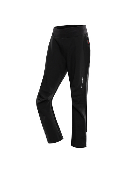 ALPINE PRO Pantaloni softshell pentru copii ALPINE PRO ZORTO negru