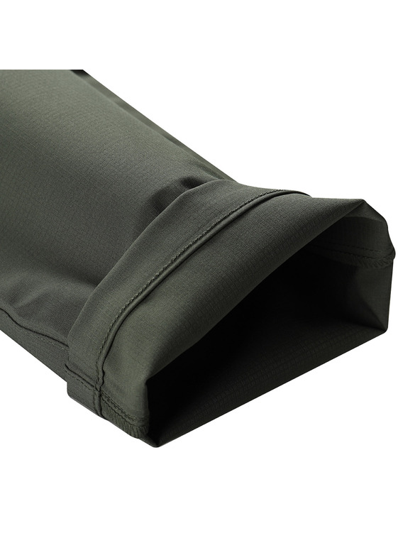 ALPINE PRO Pantaloni pentru copii cu pernițe detașabile ALPINE PRO NESCO 2 verde măsliniu