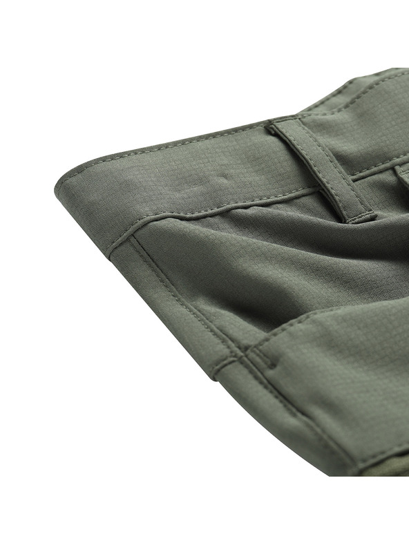 ALPINE PRO Pantaloni pentru copii cu pernițe detașabile ALPINE PRO NESCO 2 verde măsliniu