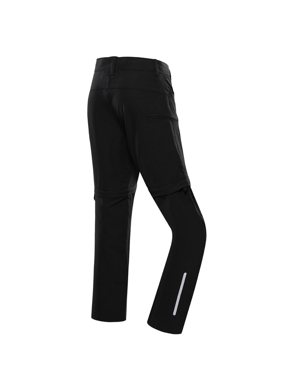 ALPINE PRO Pantaloni pentru copii cu pernițe detașabile ALPINE PRO NESCO 2 negru