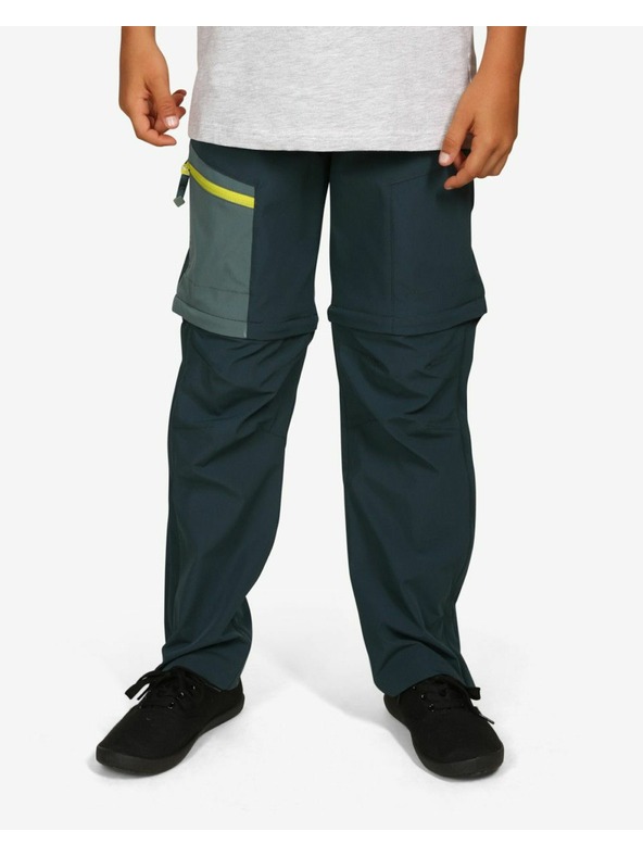 Kilpi Pantaloni de exterior pentru băieți Kilpi HOSIO-JB Verde închis