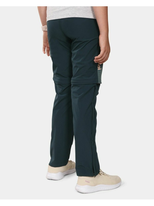Kilpi Pantaloni de exterior pentru fete Kilpi HOSIO-JG Verde închis