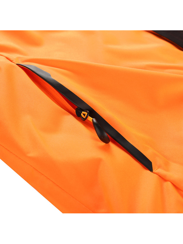 ALPINE PRO Geacă de schi pentru bărbați cu membrană ptx pentru zăpadă ALPINE PRO DEAR neon portocaliu șocant