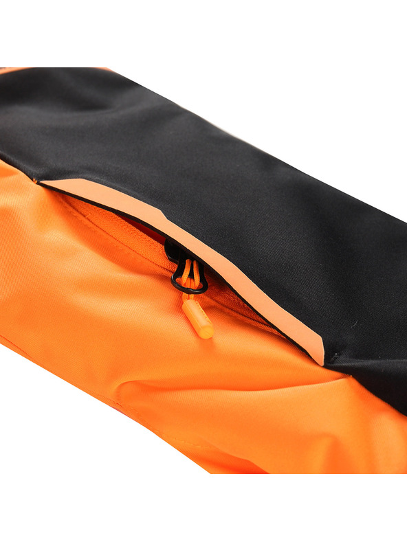 ALPINE PRO Geacă de schi pentru bărbați cu membrană ptx pentru zăpadă ALPINE PRO DEAR neon portocaliu șocant