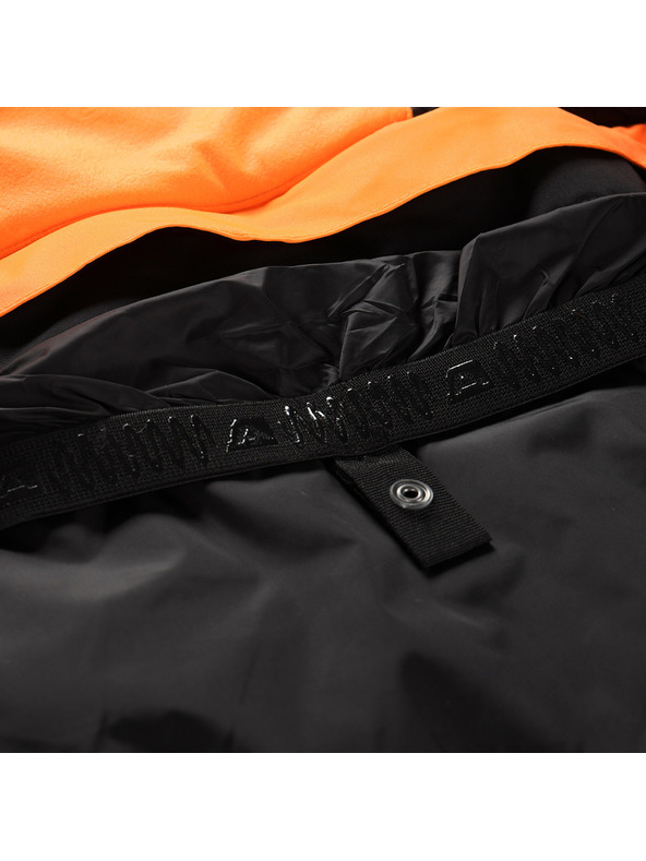 ALPINE PRO Geacă de schi pentru bărbați cu membrană ptx pentru zăpadă ALPINE PRO DEAR neon portocaliu șocant