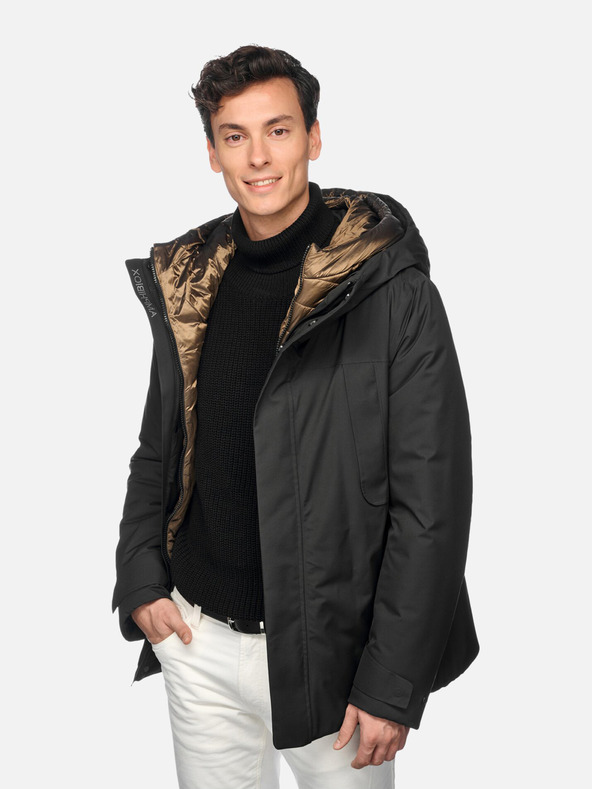 Geox Geacă neagră pentru bărbați Geox Terrestre Abx