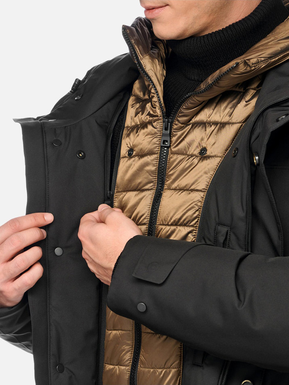 Geox Geacă neagră pentru bărbați Geox Terrestre Abx