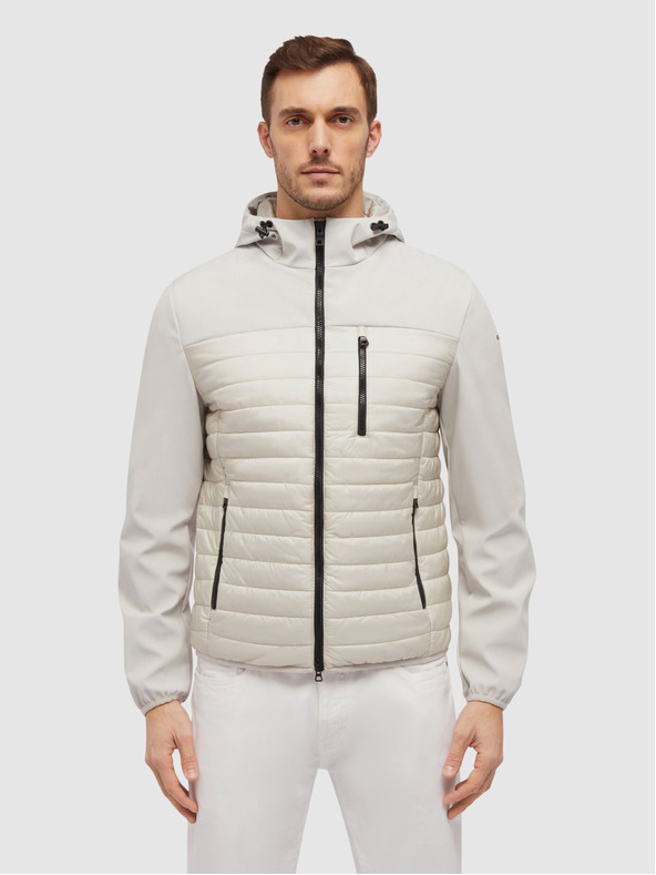 Geox Crem Jachetă Geox Sapienza pentru bărbați