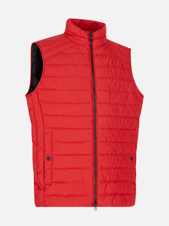 Geox Vestă roșie din puf pentru bărbați Geox Kennet