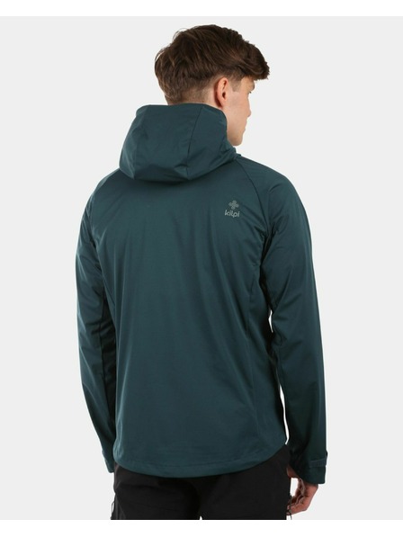 Kilpi Jachetă softshell pentru bărbați Kilpi BELTRA Verde închis