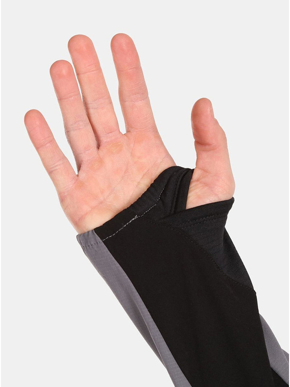 Kilpi Jachetă de alergare pentru bărbați gri și neagră Kilpi BALEO-M