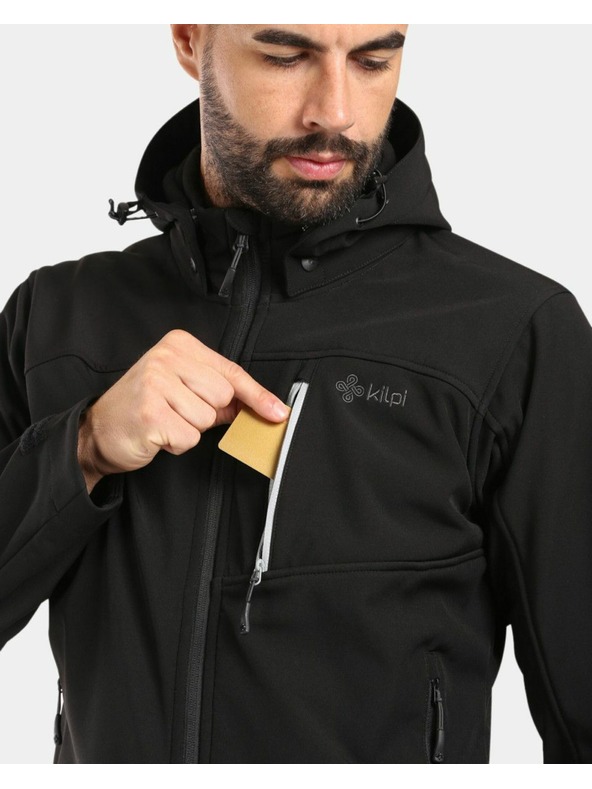 Kilpi Jachetă Softshell pentru bărbați Kilpi RAVIO-M Negru