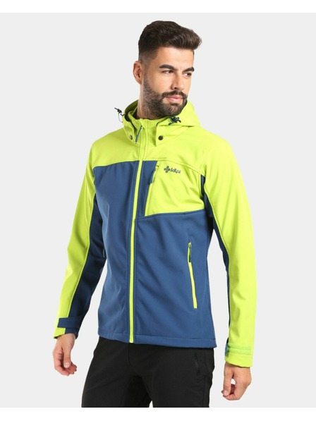 Kilpi Jachetă softshell pentru bărbați Kilpi RAVIO-M Verde deschis