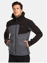 Kilpi Jachetă softshell pentru bărbați gri închis Kilpi RAVIO-M