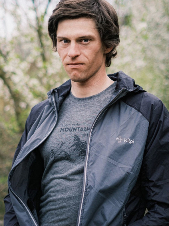 Kilpi Jachetă ușoară de exterior pentru bărbați Kilpi ROSA-M Negru