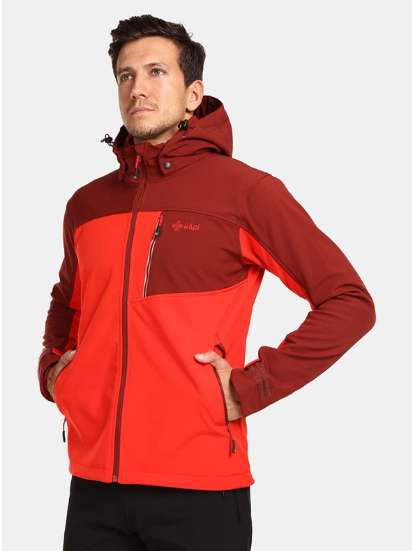 Kilpi Jachetă softshell roșie pentru bărbați Kilpi RAVIO-M